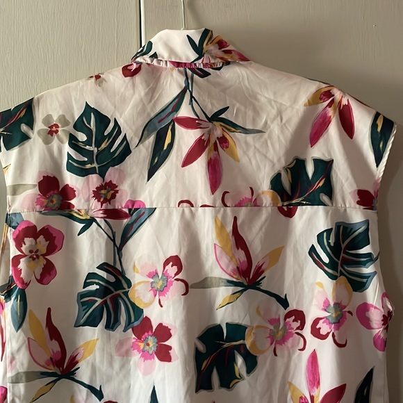 Vintage silk button blouse - Picture 6 of 6